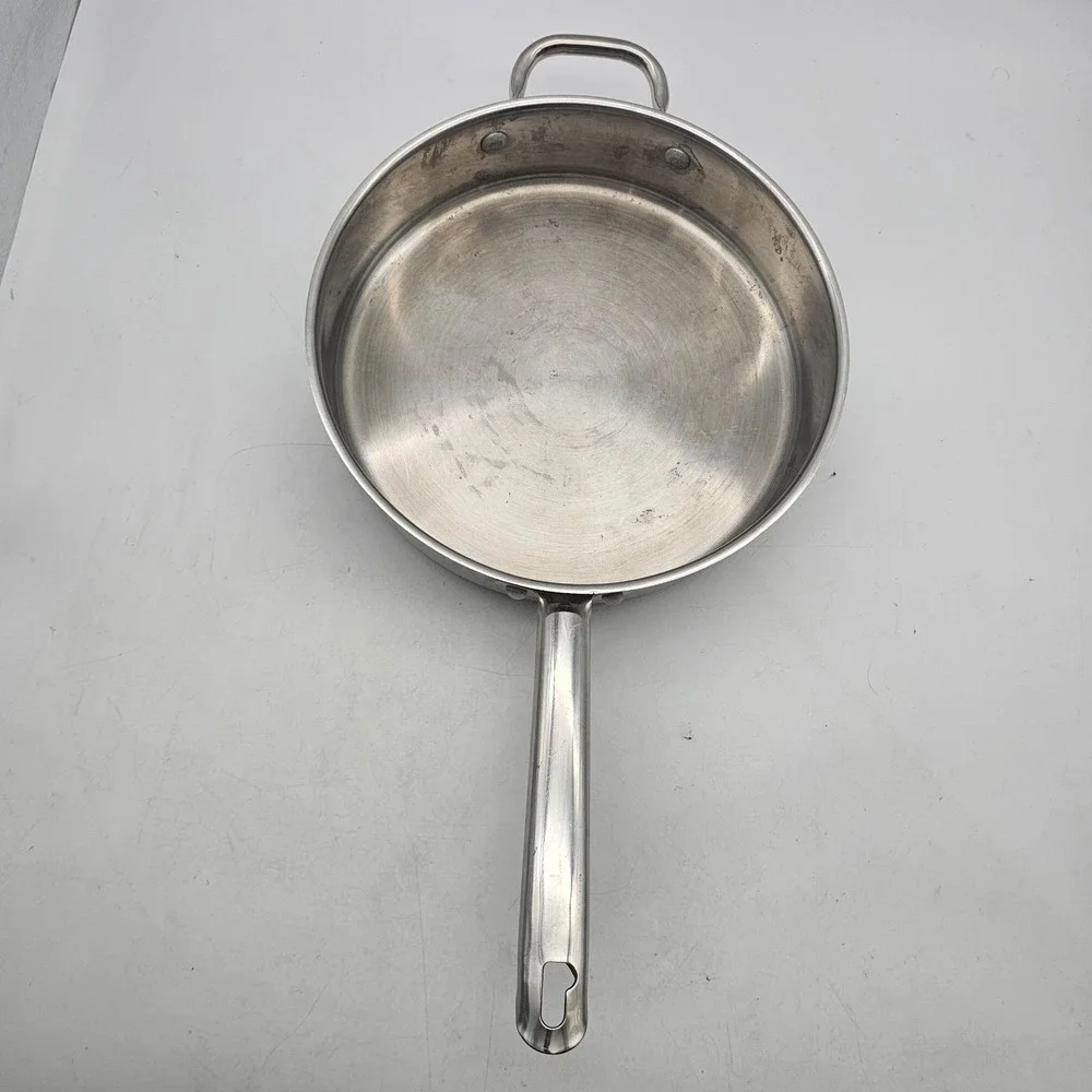 Wolfgang Puck Cafe Collection Saute Pan 10 Inch Silver Stainless Steel 042005